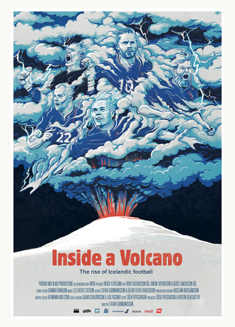 Inside a volcano