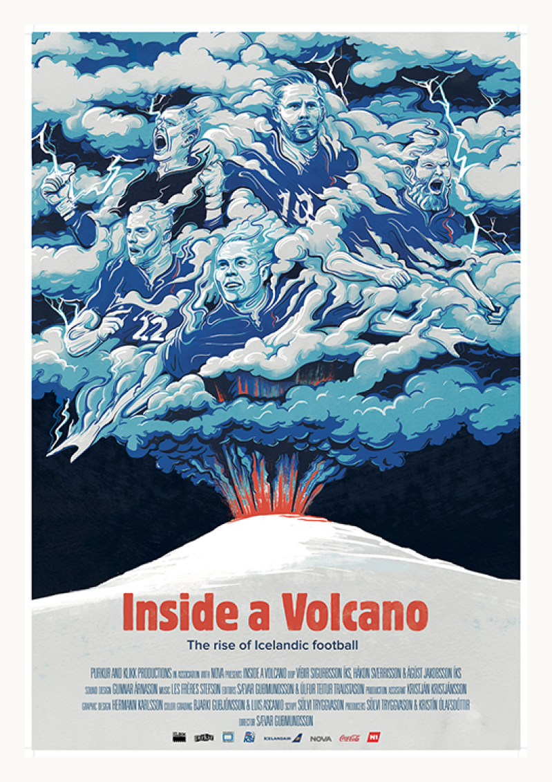 Inside a volcano